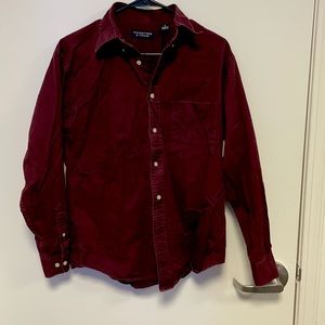 Burgundy RoundTree & Yorke buttoned down shirt